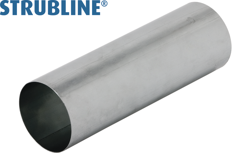 Ablaufrohre geschw. a 3 M 100 mm 201 "Strubline" - Zink Spenglereihalbfabrikate
