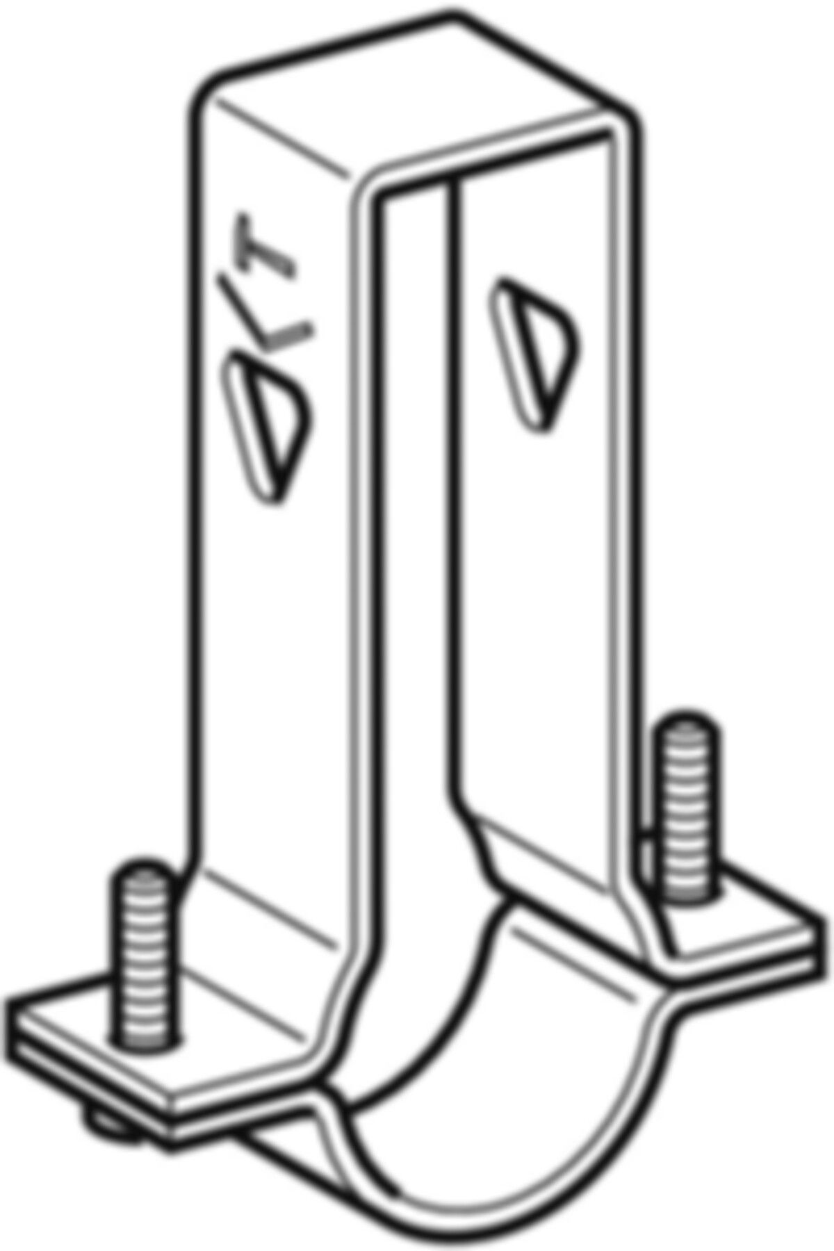 Pluvia Rohrschelle d 63mm 364.861.00.1 - Geberit-Dachentwässerung