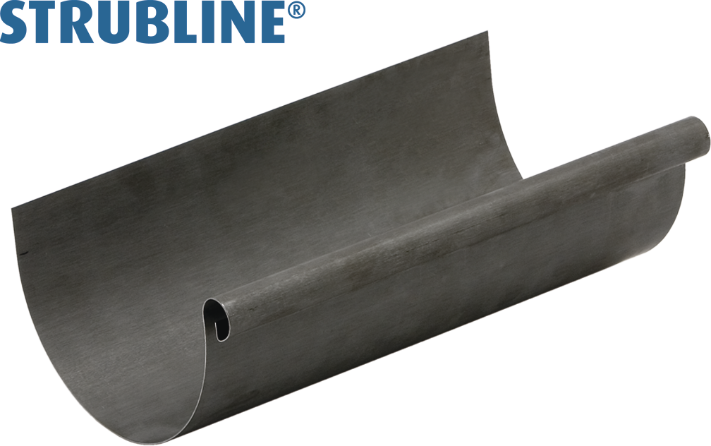 Dachrinnen 0.70 a 6 M 330 mm 100 "Strubline" - Zink vorbew. Spenglereihalbfabrikate