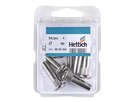 Hettich Verbindungsschraube Set vernickelt, mit Hülse, M6 x 30-42mm, à 4 Stk - Diverse Möbelbeschläge und Zubehör