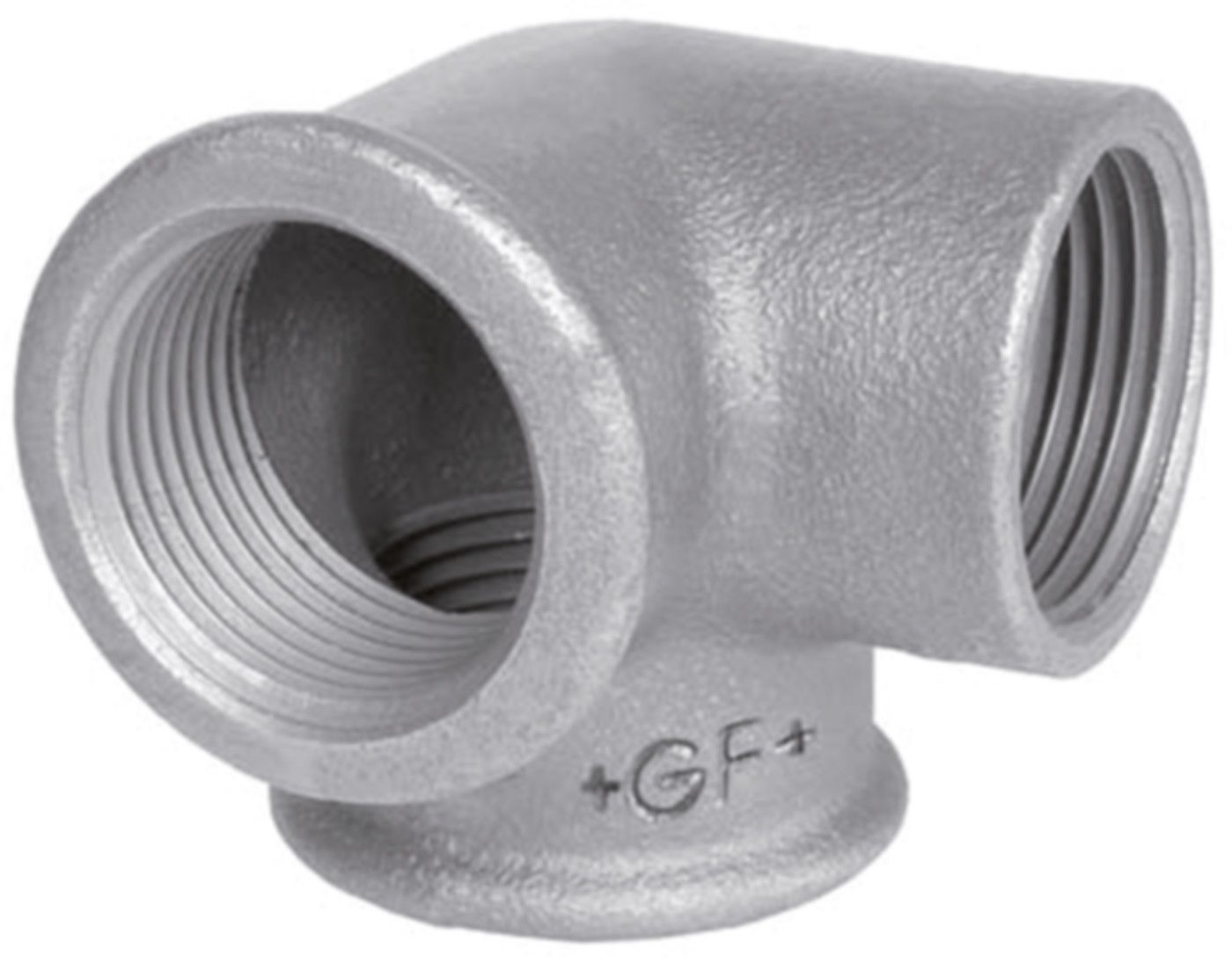 Winkelverteil. 221 S 2" 770 221 109 - GF schw. Tempergussfittings