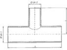 Spitzend-T-Stück IT DN 100/100 - Frischhut Steckmuffenformstücke
