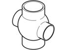 Doppelabzweig 180° 367.265.16.1 d 110/ 56mm - Geberit-PE-Formstücke