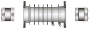 RDS evolution kompl. L=300mm Nr.1040 DN 100 für Rohre 15-50mm - RDS-Mauerdurchführung