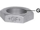 Gegenmutter 310 V 21/2" 770 310 210 - GF verz. Tempergussfittings