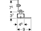GIS Schallschutz Montagewinkel 461.118.00.1 - Geberit-GIS