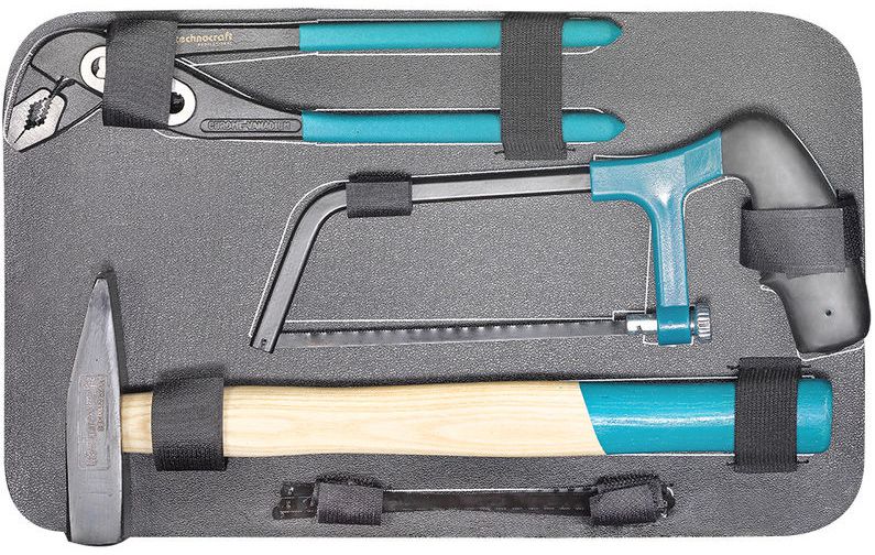 TECHNOCRAFT ABS-Werkzeugkoffer Pro Mini 109-TLG 3/8", im Kunststoffkoffer - Werkzeugkoffer,Sortimentskoffer,Behälter