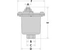 Caleffi Autom. Entlüfter MAXCAL Typ 501 Einlauf 3/4" IG Auslauf 3/8" IG - Automatische Entlüfter