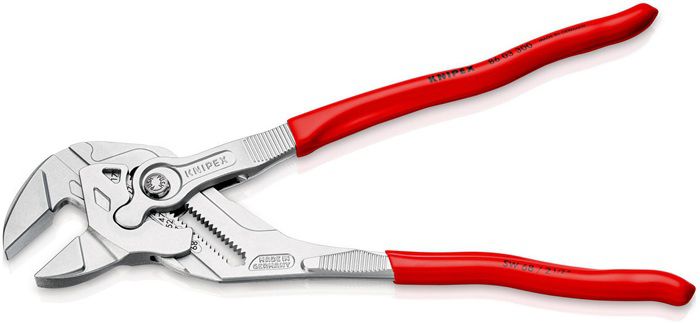 KNIPEX Zangenschlüssel, vernickelt 8603, L= 300mm, -Ø 60mm, PVC-Griffhülle - Zangen, Schneiden