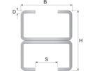 Montageschiene R2 20x34mm 2M 50011 - Flamco-Rohrschellen