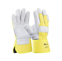 GEBOL Arbeitshandschuh Worker Pro Gr. 9, besonders robust aus Rindsvollleder - Arbeitsschutz