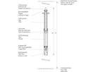 Einbaugarnitur, teleskopisch kurz 9611 DN 1 1/2" GT = 1,00 - 1,36m - Hawle Schieberzubehör