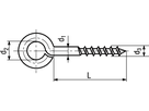 Ringholzschrauben St vzb BN972 4,4/4,4x45/7 - Bossard Schrauben