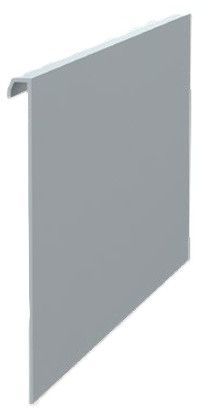 Einhängeblech OneSide Stirnseite, eloxiert Höhe 135mm , L= 6000mm - INOXTECH-Handlauf-/Geländer-System