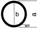 EN 10255, S195T, warmstreckreduziert 1/4" (13.50/2.35 mm) - Gas- + WasserLrohre, schwarz, geschw.