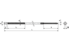 Dachs Toproc® F2003-R I-6kt St vzb BN20912 Ø7x360 SW5 / 5046/04 - Bossard Schrauben