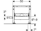 Duschelement mit Wandablauf 40mm niedrige Bauhöhe 111.593.00.2 - Geberit-Duofix