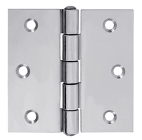 CHARMAG Scharnier stark, mit vernietetem Stift HxB=50x52mm, verzinkt - Scharniere, Verschlüsse und Zubehör