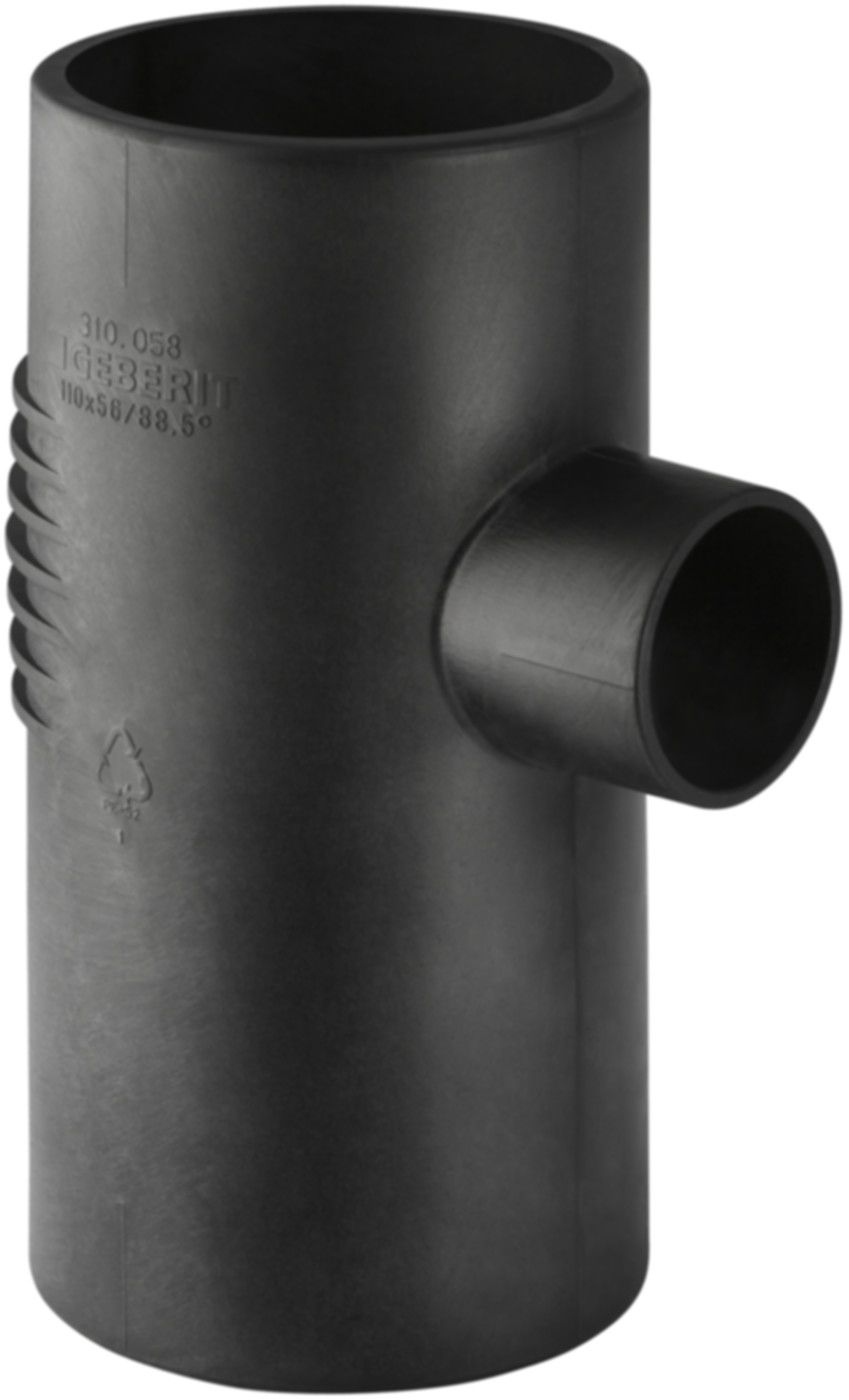 Abzweig 88.5° d160/160mm 315.148.14.1 - Geberit-PE-Silent-Formstücke