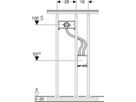 Traverse 461.146.00.1 für Wandarmatur mit UP-Funktionsbox - Geberit-GIS