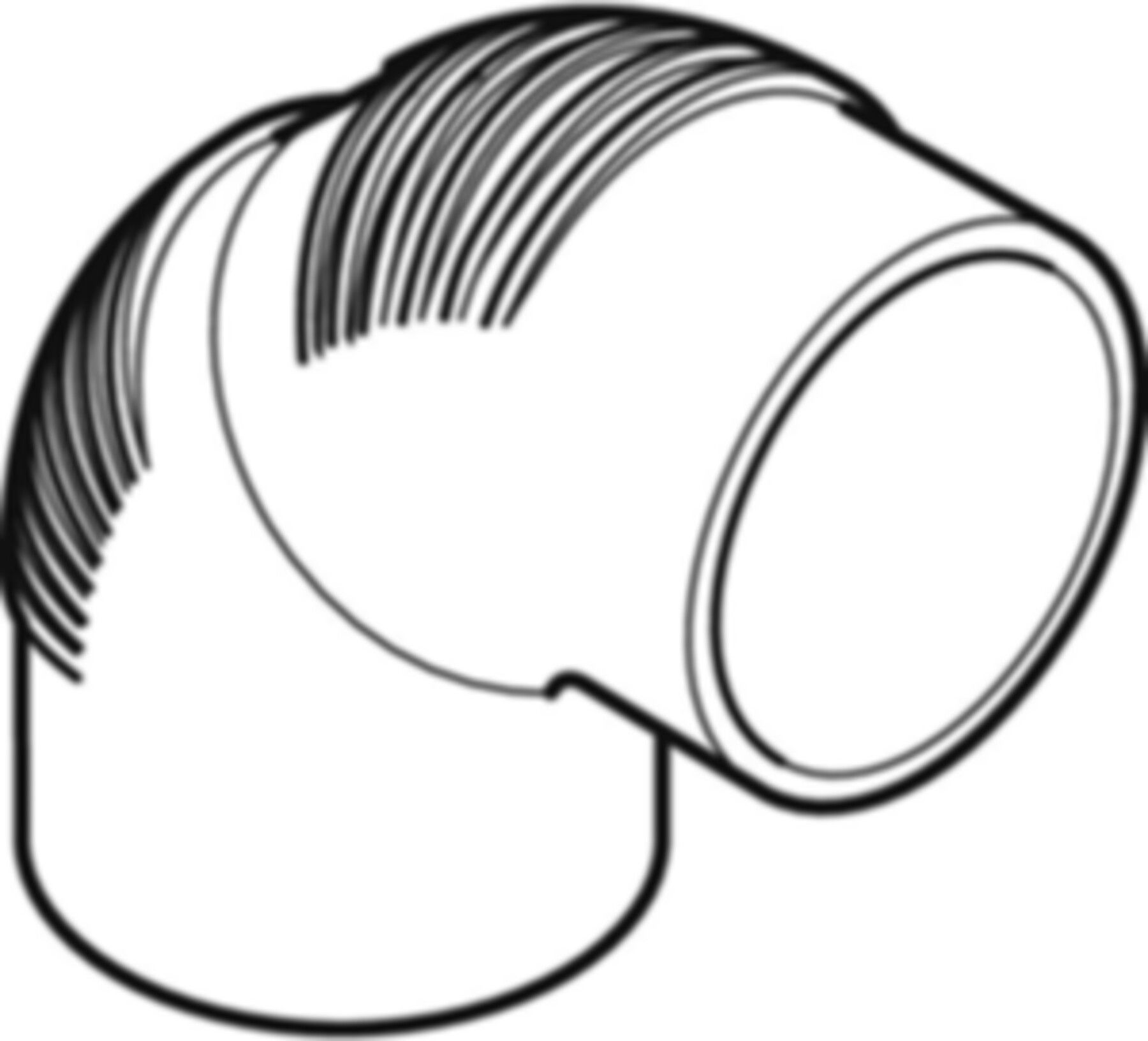 Bogen 88,5° d 90mm 308.885.14.1 - Geberit-PE-Silent-Formstücke