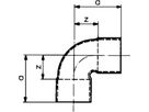 Löt-Winkel 7090 15 mm 767 090 005 - GF Lötfittings