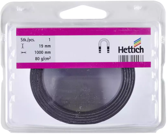 Hettich Magnetband selbstklebend, 1000 x 19mm - Diverse Möbelbeschläge und Zubehör