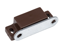 HSI Magnetschnäpper Kunststoff 46x17x13mm, braun, Haltekraft 6 kg - Diverse Möbelbeschläge und Zubehör