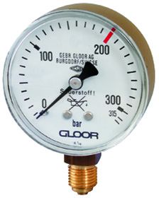 Manometer einzeln, zu Modell 51 25603, Ø 63mm, 0-2.5bar - Schweissen