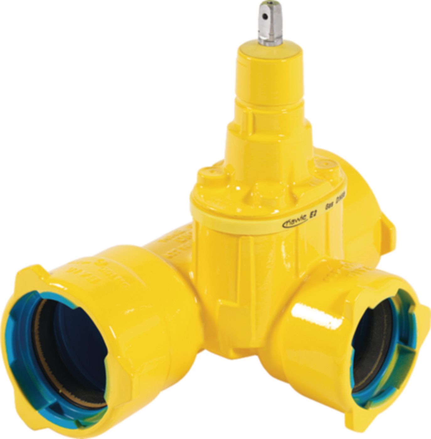 Combi-T mit Steckmuffen, Baio Gas 4375 DN 125/ 125 - Hawle Armaturen