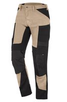FHB LEO Arbeitshose elastisch beige-schwarz Gr. 62 - Textilien