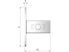Schienensattel RZ-H90  71807 für Schiene R0-R8 - Flamco-Rohrschellen