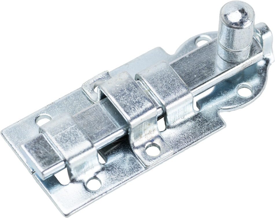 HSI Stossriegel, gerade, mit Schlaufe 80x26xmm, verzinkt - Stoss- und Treibriegel mit Zubehör