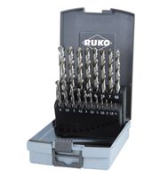 Ruko Spiralbohrer-Satz, 19-tlg. Ø1.0-10.0 x 0.5mm, HSS-G, ABS-Box - Bohren