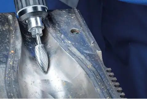 HM-Frässtift, Flammenform B 0820/6 Z-TOUGH, Schaft Ø 6mm - Schleifen, Trennen