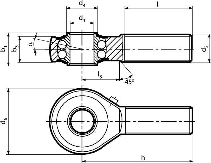 Durbal BRM Rechtsgewinde vzb BN205 10 - Bossard Schrauben