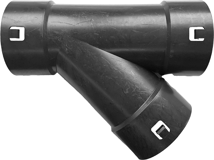 Eurodrain Abzweiger Hart-PVC NW: 50/50mm 45° - Drainagerohre Formstücke