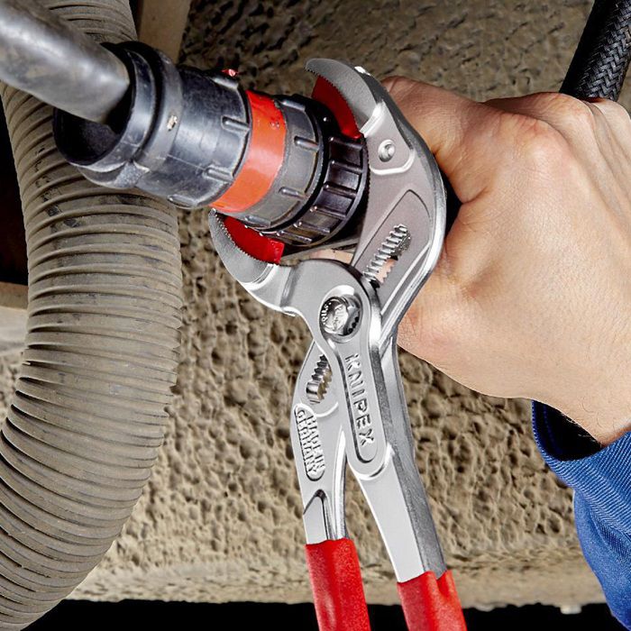 KNIPEX Siphon- und Connectorenzange Speed Grip 81 13 L=250 mm , Ø 10-75 mm - Zangen, Schneiden