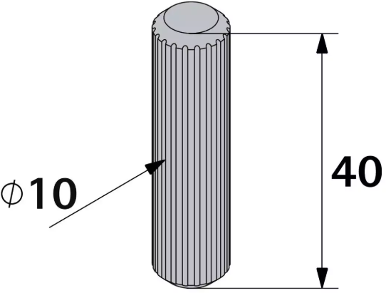 Hettich Holzdübel Buche, 10 x 40mm, à 26 Stk - Diverse Möbelbeschläge und Zubehör