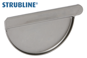 Anklemmboden links 250 mm 127 "Strubline" - Verzinkte Spenglereihalbfabrikate