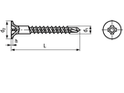 SK-Schnellbaubohrschr FG St phos BN978 Ø3,5x55 - Bossard Schrauben