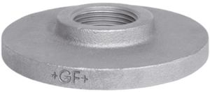 Flansch PN 1 321 V 1/2" ungebohrt 770 320 204 - GF verz. Tempergussfittings