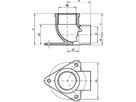 Löt-Flanschwinkel 7471b 12- 3/8" 767 471 319 - GF Lötfittings