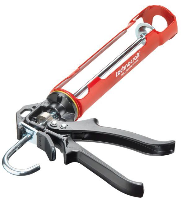 Technocraft Kartuschenpistole schwarz/rot , Übersetzung 12:1 - Dichten