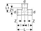 T-Stück egal 28mm 43005 - Mapress Therm Formstücke