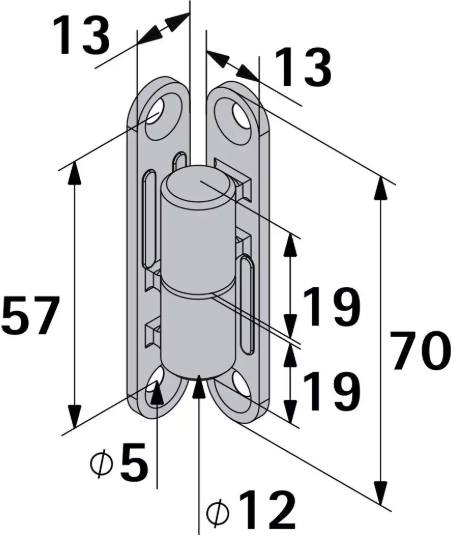 Hettich Renovierband verzinkt, 13 x 70mm, Traglast 30kg, à 2 Stk - Diverse Möbelbeschläge und Zubehör