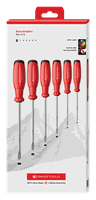 PB Schraubenzieher-Satz, SwissGrip Evo, schlitz ,6 PB 38240 CBB , 38100 1-6 - Schraubenzieher