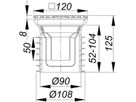 Bodenablauf Pronto K Rahmen Kunststoff begehbar 300 Kg DN 100 3-700360 - SCHACO Entwässerungstechnik