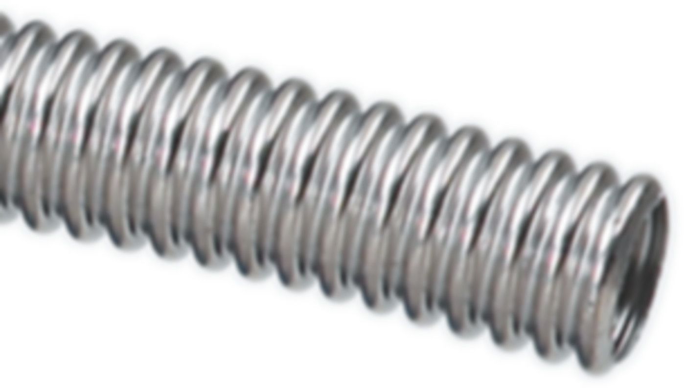 Edelstahlwellrohr AISI 316 DVGW / SVGW Rolle à 5m DN 25 d 33.0 mm - Eurotis Edelstahlwellrohr und Zubehör