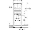 Element für Waschtisch 111.279.00.2 Typ 112, Wandarmatur-UP, schmale Ausführung - Geberit-Duofix